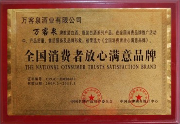 劍邑酒業證書